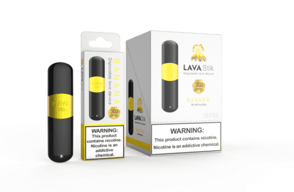 lava dsiposable bana device Stik Disposable Vape | 300+ Puffs Banana - Lava Plus Disposable