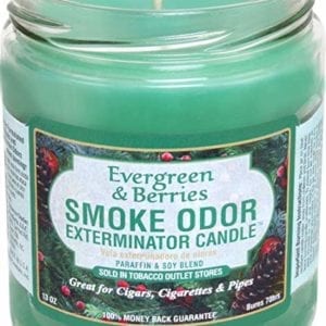 Smoke Odor Exterminator Candles Evergreen & Berry