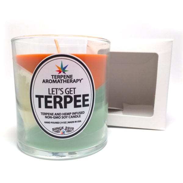 Terpee Candles Tri Color Green Crack