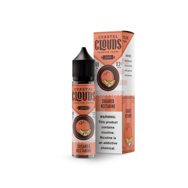 Coastal Clouds Premium Vapor Sugared Nectarine Coastal Clouds Premium Vapor Sugared Nectarine