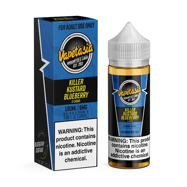 vapetasia freebase eliquid 100ml killer kustard blueberry 6mg vapetasia freebase eliquid 100ml killer kustard blueberry 6mg