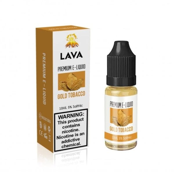 Lava Premium E Juice Gold Tobacco