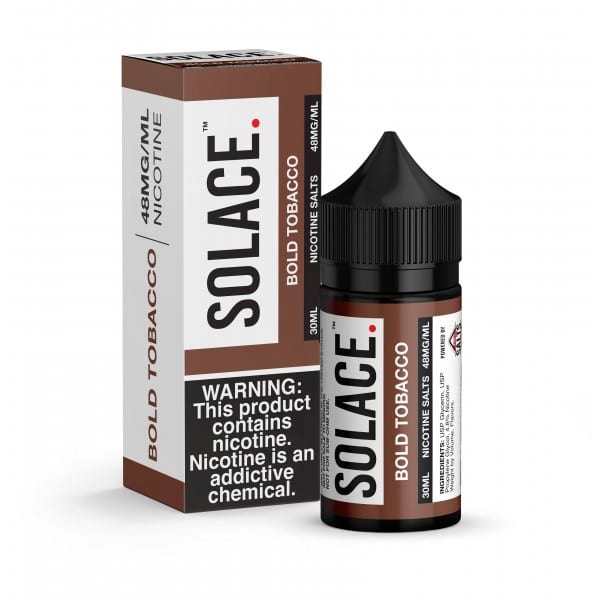 solace cool tobacco Solace Salt Nic Vape Juice - Same Day Shipping