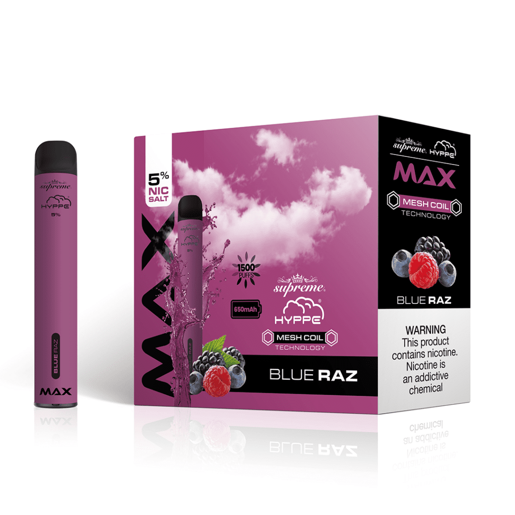 Hyppe Max Disposable Vape with Mesh Coil | 1500 Puffs | Buy Pods Now
