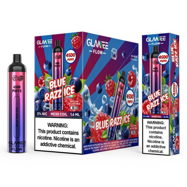 glamee flow blue razz ice glamee flow blue razz ice