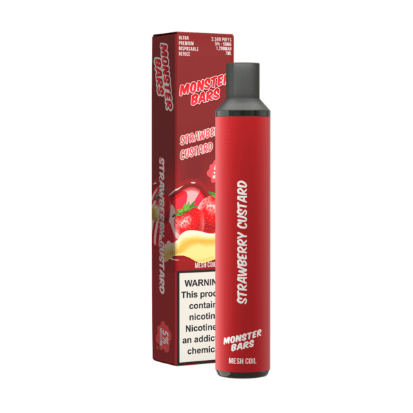 strawberry custard