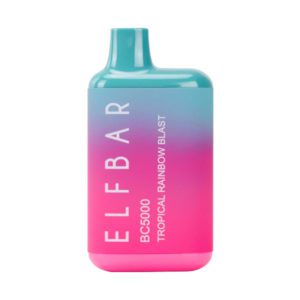 elf bar bc5000 disposable vape tropical rainbow blast