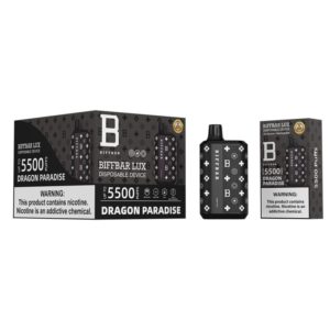 biff bar lux 5500 puffs dragon paradise