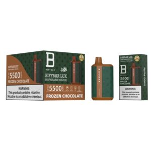 biff bar lux 5500 puffs frozen chocolate
