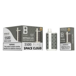 biff bar lux 5500 puffs space cloud