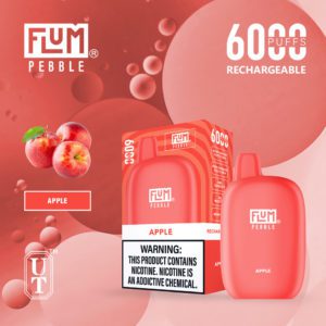 flum pebble apple 6000 puffs