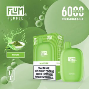 flum pebble matcha 6000 puff