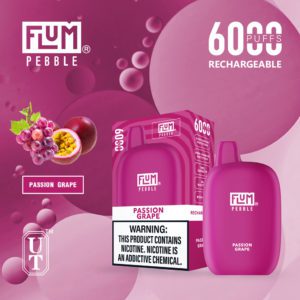 flum pebble passion grape 6000 puffs