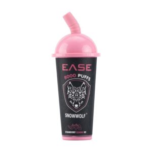 snowwolf ease 8000 puff strawberry banana ice