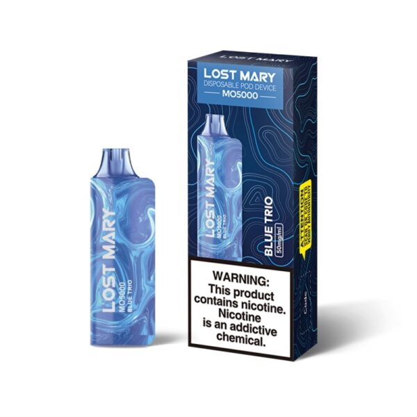 lost mary mo5000 disposable device 5000 puffs blue trio lost mary mo5000 disposable device 5000 puffs blue trio
