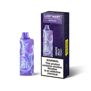 lost mary mo5000 disposable device 5000 puffs grape jelly