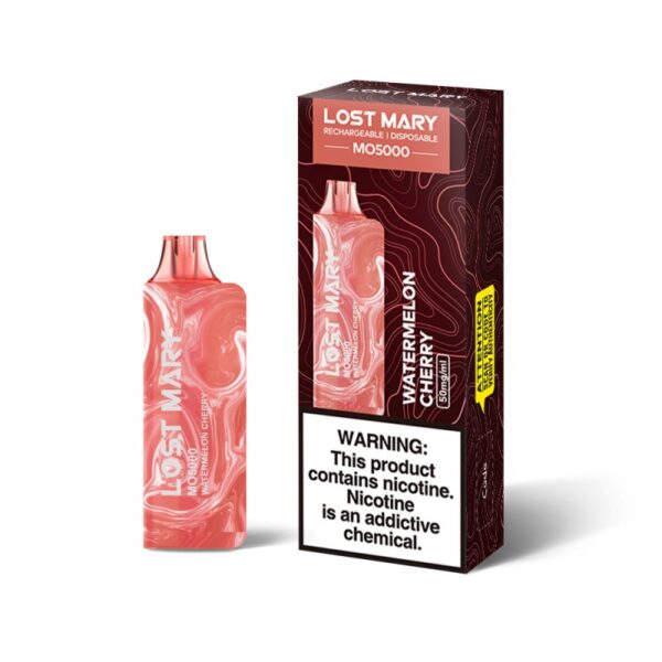 lost mary mo5000 disposable device 5000 puffs watermelon cherry lost mary mo5000 disposable device 5000 puffs watermelon cherry
