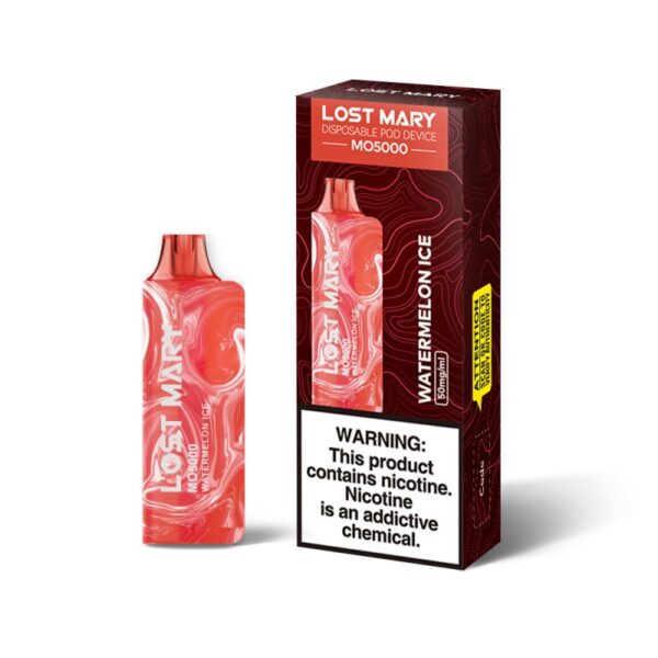 lost mary mo5000 disposable device 5000 puffs watermelon ice lost mary mo5000 disposable device 5000 puffs watermelon ice