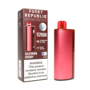 funky republic ti7000 diposable california cherry