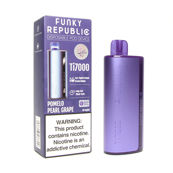 Funky Republic Ti7000 Disposable Vape 7000 Puffs Buy Pods Now