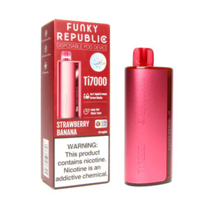 funky republic ti7000 diposable strawberry banana