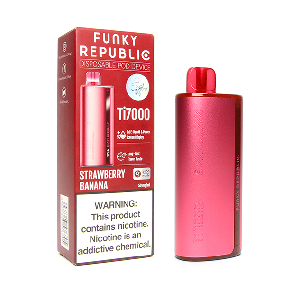 funky republic vape flavors Funky Republic Ti7000 Disposable Vape | 7000 Puffs