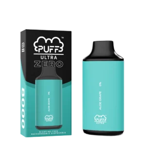 puff ultra zero disposable 8000 puffs aloe grape