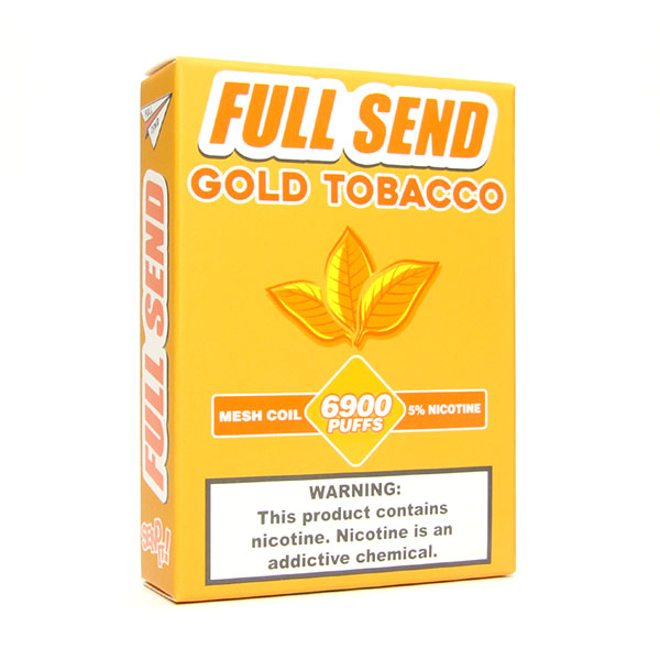 full send disposable gold tobacco