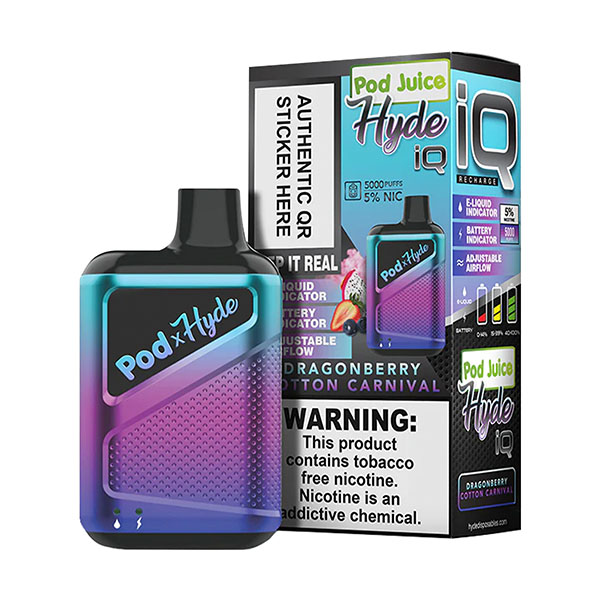 Pod Juice x Hyde IQ Disposable | 5000 Puffs - Buy Pods Now