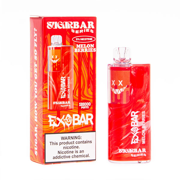 sugarbar exodus exobar 8000 puff melon berries sugarbar exodus exobar 8000 puff melon berries