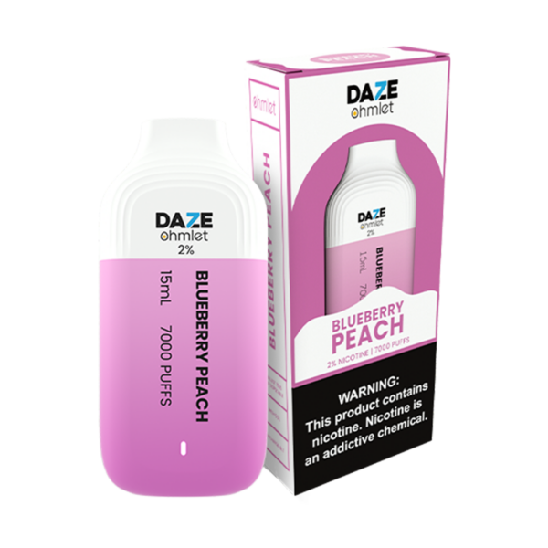 7 Daze Ohmlet Disposable 2% Nic | 7000 Puffs - Buy Pods Now