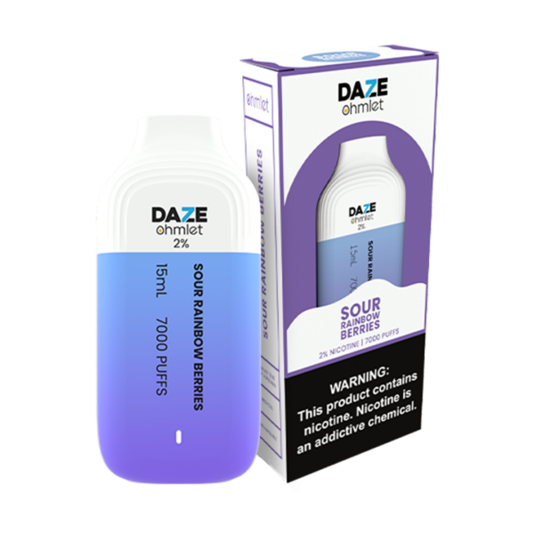 7 Daze Ohmlet Disposable 2% Nic | 7000 Puffs