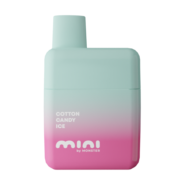 mini by monster disposable 800 puffs cotton candy ice