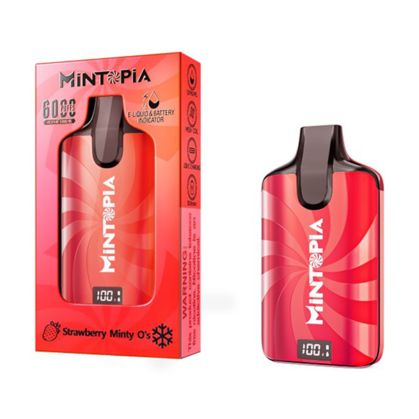 mintopia 6000 disposable strawberry minty os