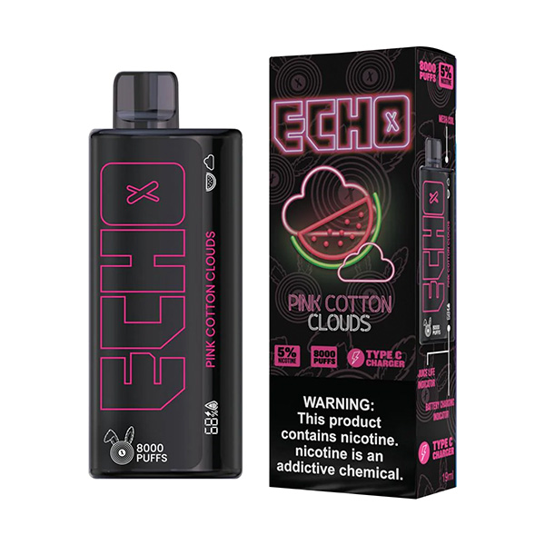 echo 8000 puff disposable pink cotton clouds echo 8000 puff disposable pink cotton clouds