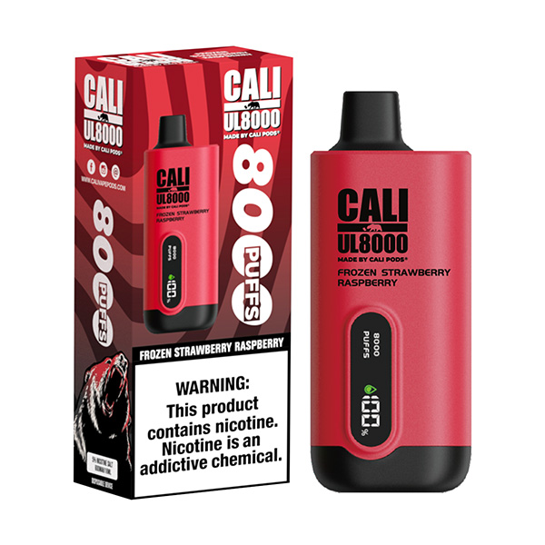 cali ul8000 disposable frozen strawberry raspberry cali ul8000 disposable frozen strawberry raspberry