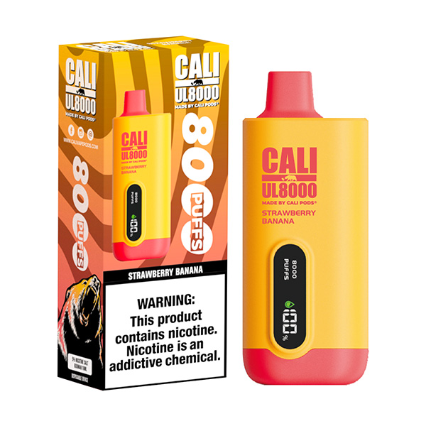 cali ul8000 disposable strawberry banana cali ul8000 disposable strawberry banana