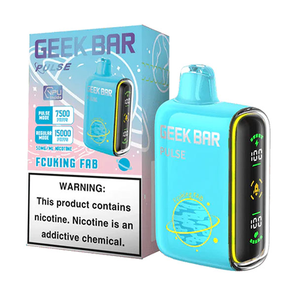 geek bar pulse 15k puff disposable fcuking fab