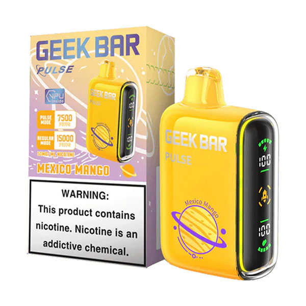 geek bar pulse 15k puff disposable mexico mango