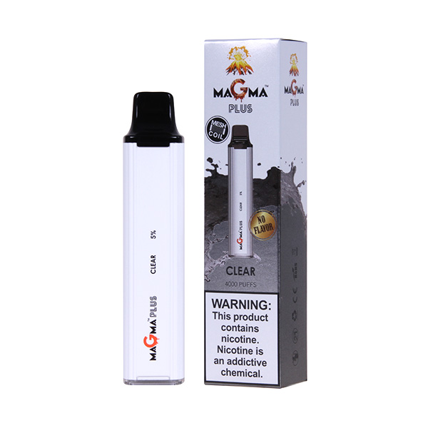 magma plus 4000 puff disposable clear