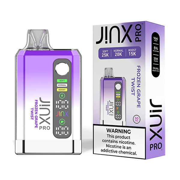 jinx pro 20k puff disposable frozen grape twist jinx pro 20k puff disposable frozen grape twist