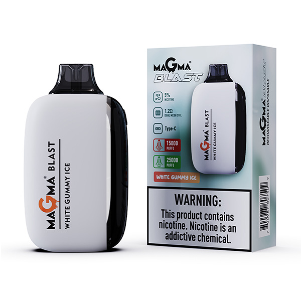 magma blast 25k disposable white gummy ice magma blast 25k disposable white gummy ice