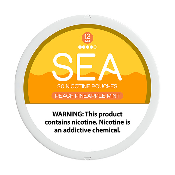 sea 12mg pouches peach pineapple mint sea 12mg pouches peach pineapple mint