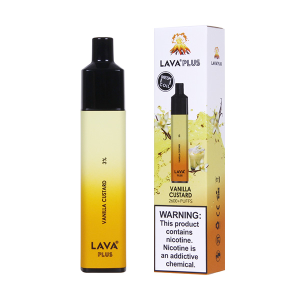 lava plus 2600 puff disposable vanilla custard lava plus 2600 puff disposable vanilla custard