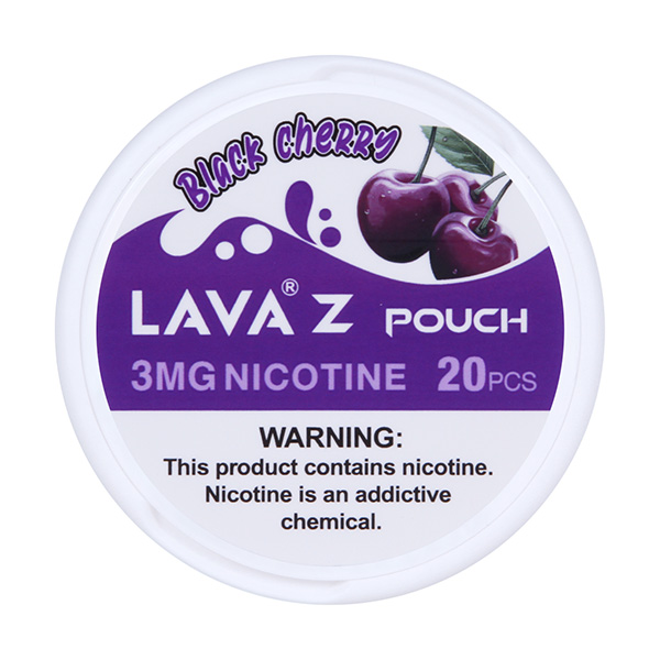 lava z pouch 3mg 20ct black cherry lava z pouch 3mg 20ct black cherry