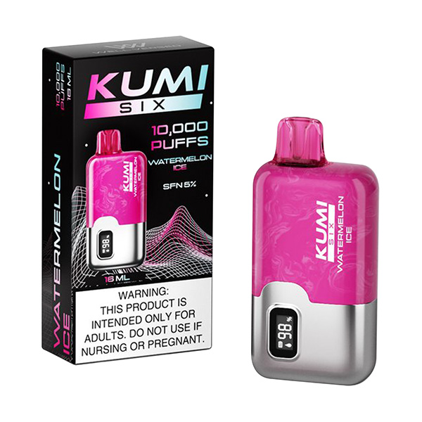 kumi six 10k puffs disposable watermelon ice kumi six 10k puffs disposable watermelon ice