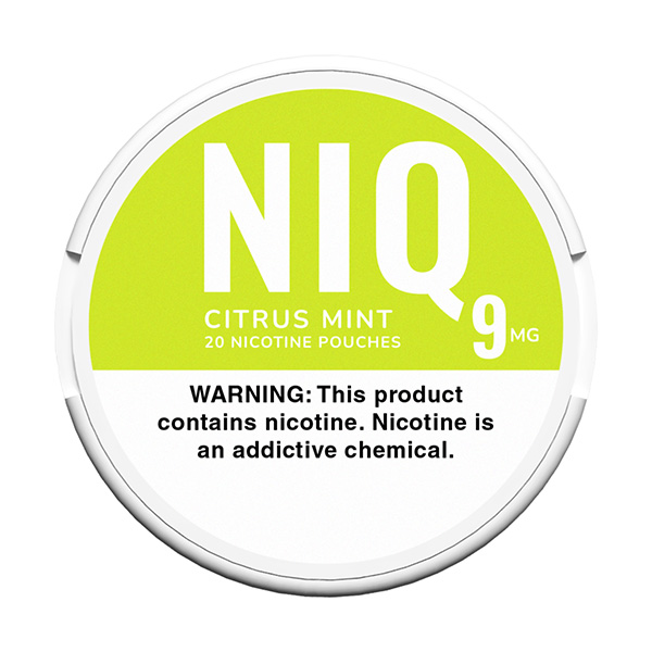 niq pouches 20ct 9mg citrus mint niq pouches 20ct 9mg citrus mint