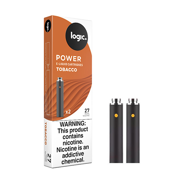 logic power tobacco cartridges 2 pack