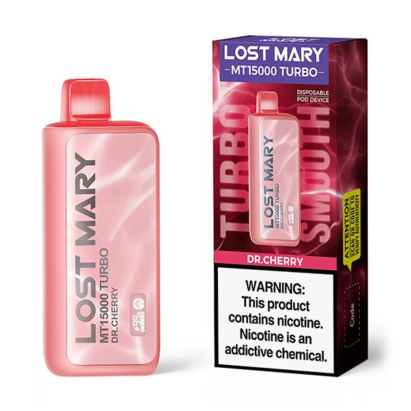 lost mary mt15000 turbo dr cherry lost mary mt15000 turbo dr cherry