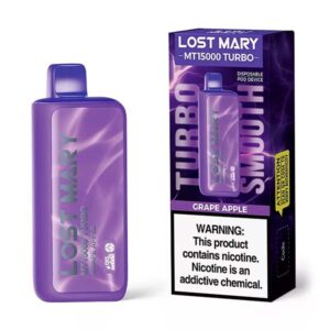 lost mary mt15000 turbo grape apple